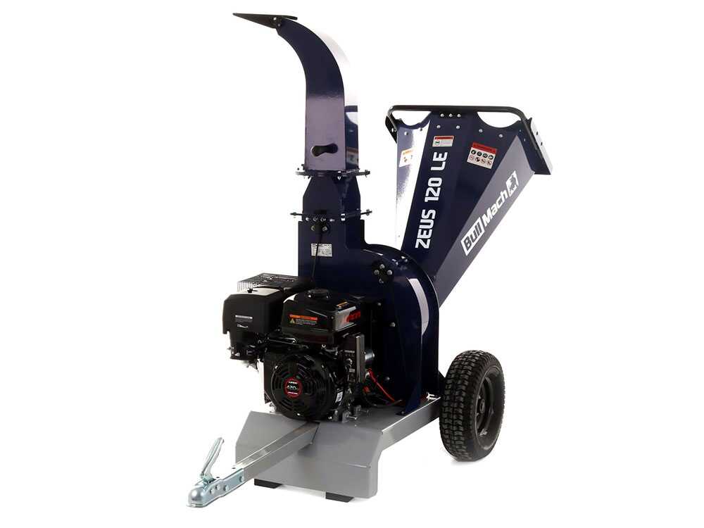 BullMach ZEUS 120 LE benzine hakselaar, takken tot 80 mm, elektrische start, detail 9