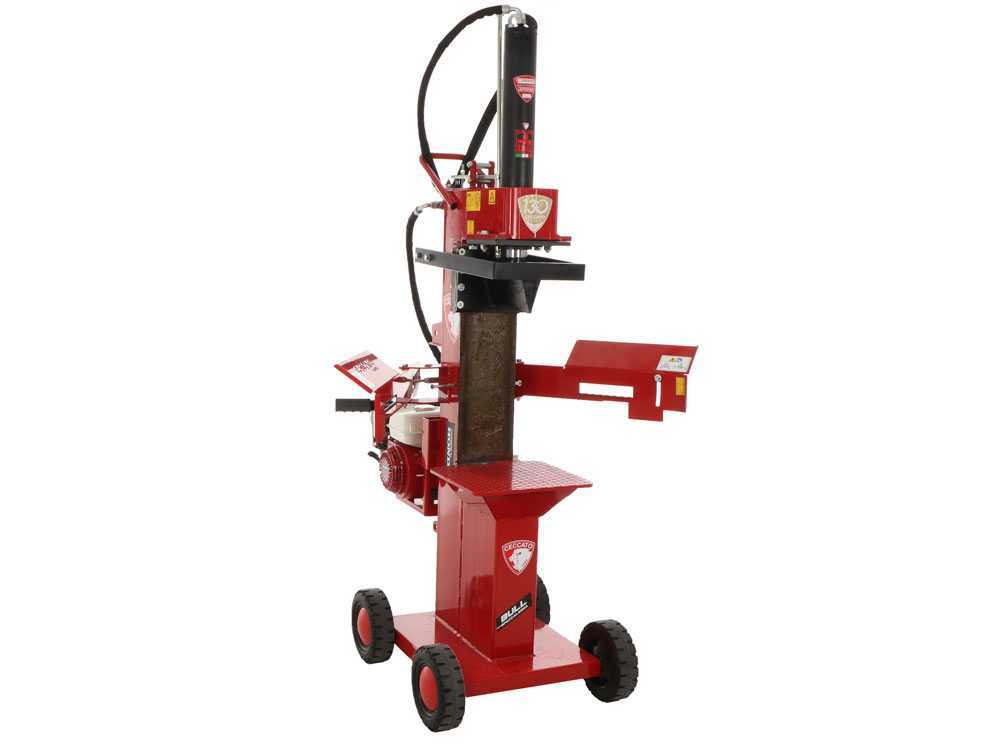 Ceccato Olindo BULL SPL13R4H benzine houtklover, 13 ton, verticaal, detail 10