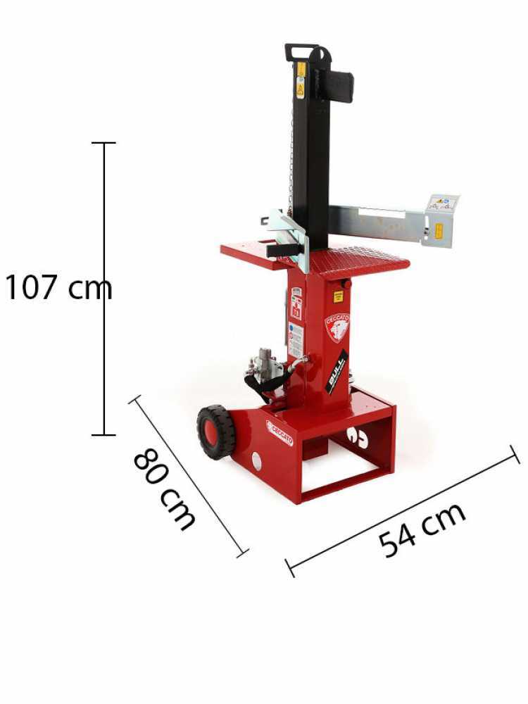 Ceccato Olindo BULL SPLE10 elektrische houtklover, 10 ton, verticaal, slag 540 mm, detail 10