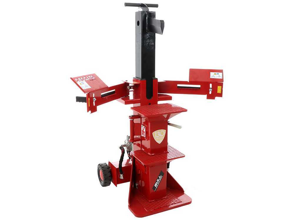 Ceccato Olindo BULL SPLE12 FDP elektrische houtklover, 12 ton, verticaal, detail 10