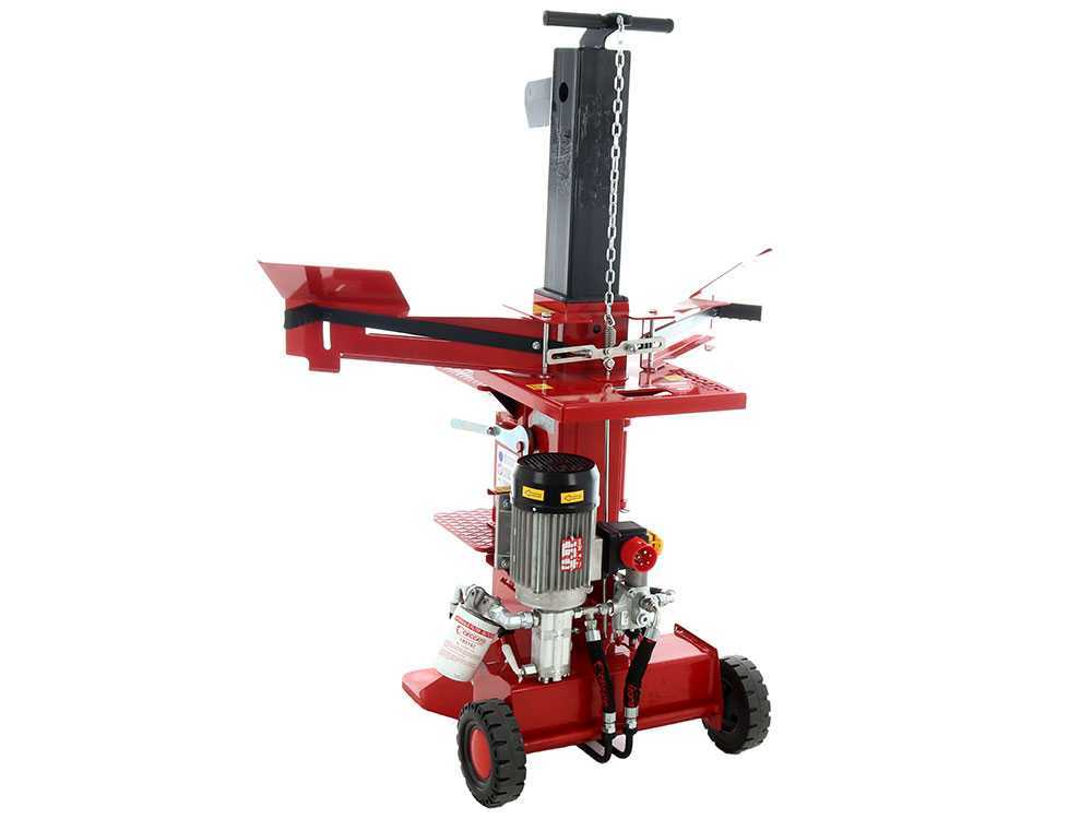 Ceccato Olindo BULL SPLE12 FDPT elektrische houtklover, 12 ton, verticaal, detail 10