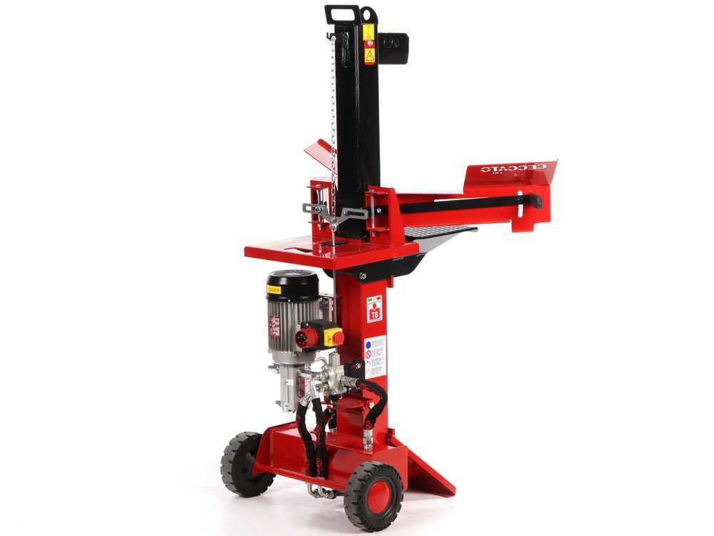 Ceccato Olindo BULL SPLE8LT elektrische houtklover, 8 ton, verticaal, detail 9