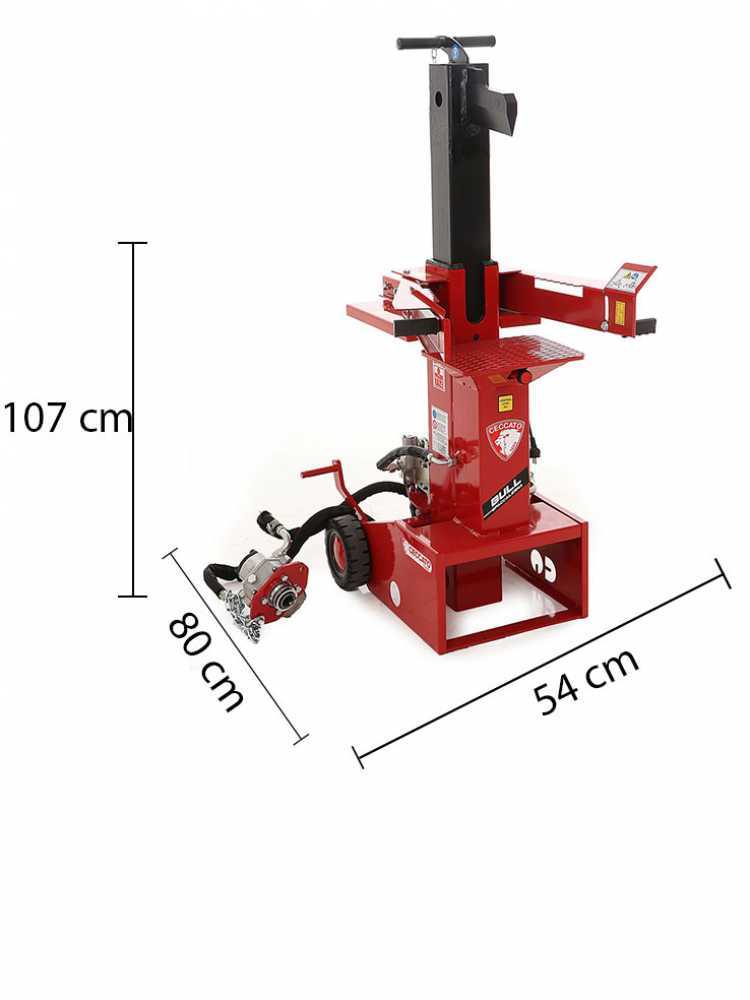 Ceccato Olindo BULL SPLET12 KOMBI elektrische houtklover, 12 ton, verticaal, detail 10