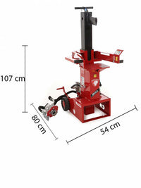 Ceccato Olindo BULL SPLET12 KOMBI elektrische houtklover, 12 ton, verticaal, detail 10