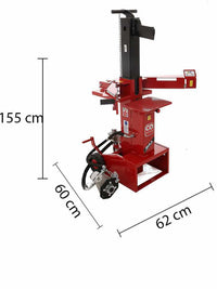 Ceccato Olindo BULL SPLT12 aftakas houtklover, 12 ton, verticaal, detail 10