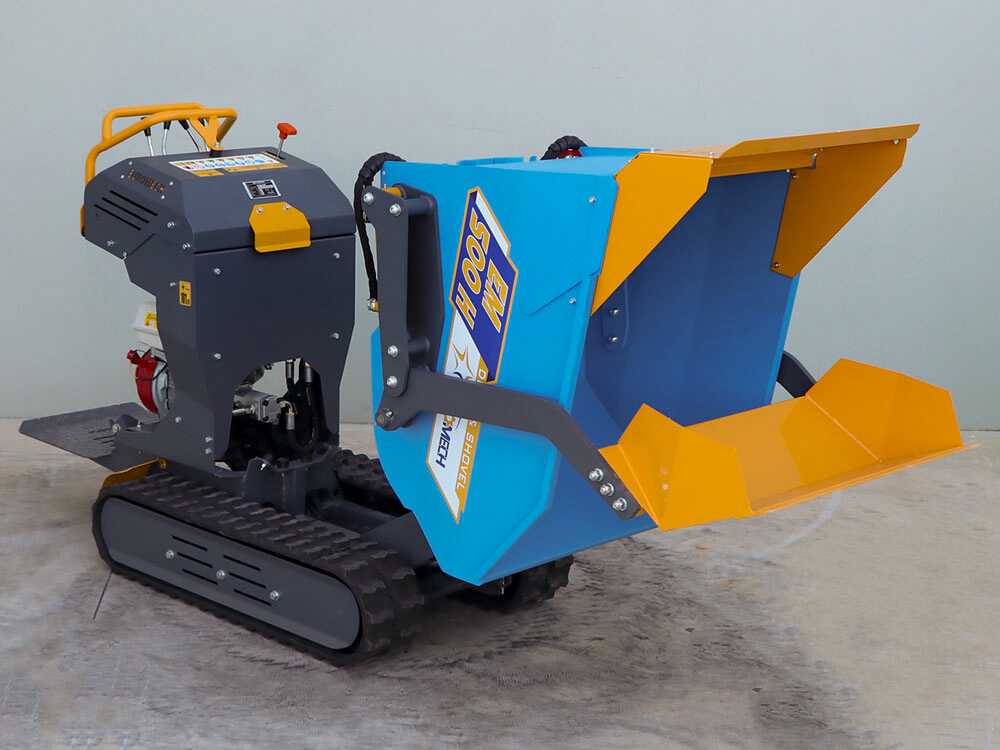 Rupsdumper laadvermogen 500 kg EuroMech EM500H-Dump & Shovel, hydraulisch kiepen, detail 10