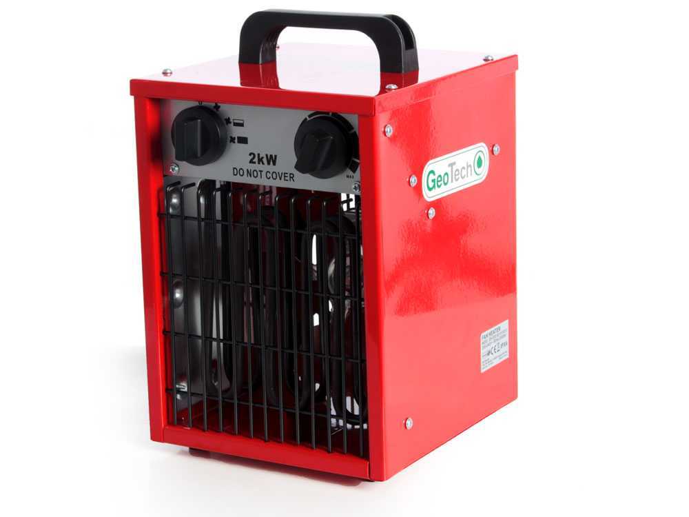 GeoTech EH 200 S elektrische heteluchtkanon 2 kW, 230 V, detail 10