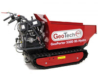 Rupsdumper laadvermogen 500 kg GeoTech Pro GeoPorter 530D BS Hydro, hydraulisch kiepen, detail 10