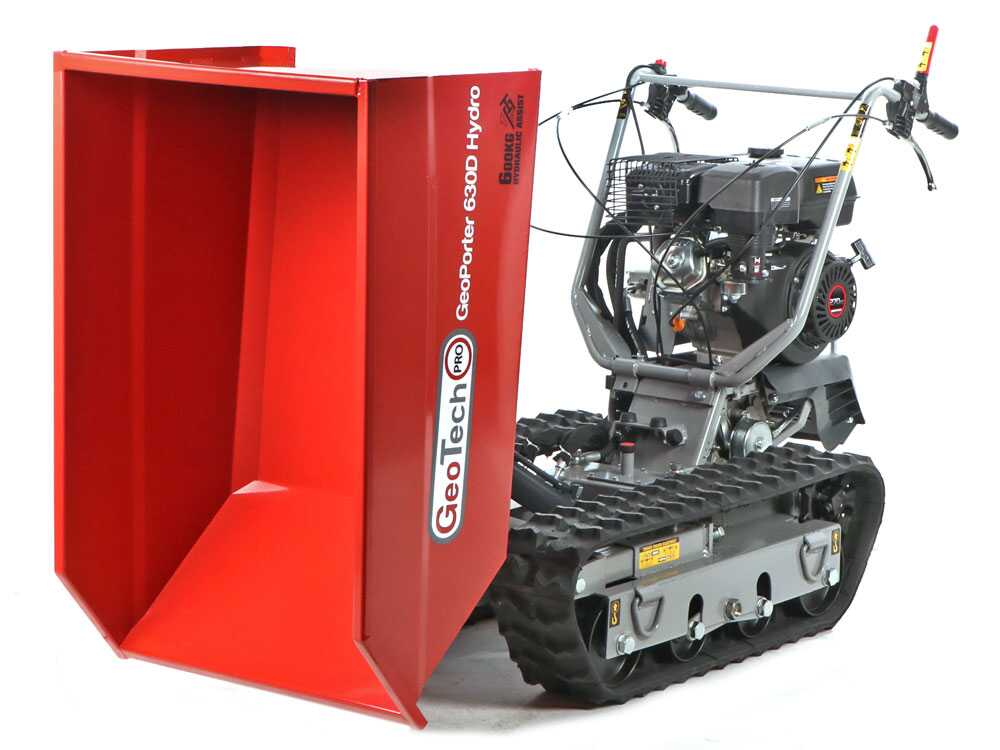 Rupsdumper laadvermogen 600 kg GeoTech Pro GeoPorter 630D Hydro, hydraulisch kiepen, detail 10