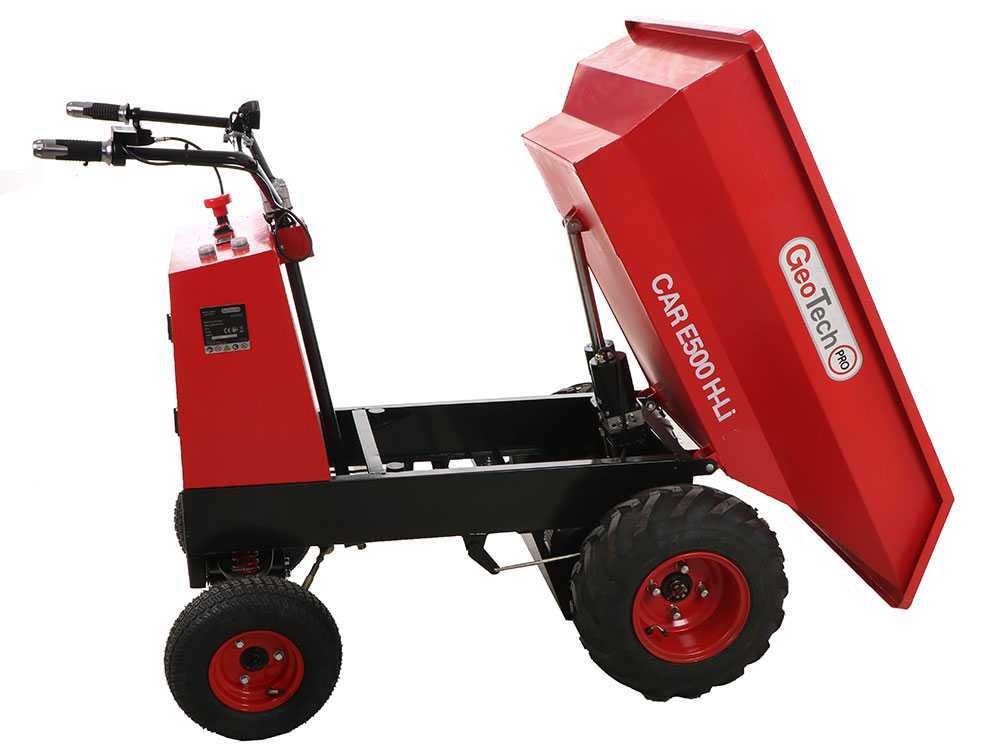 Accu motorkruiwagen laadvermogen 500 kg GeoTech Pro Mini, detail 9