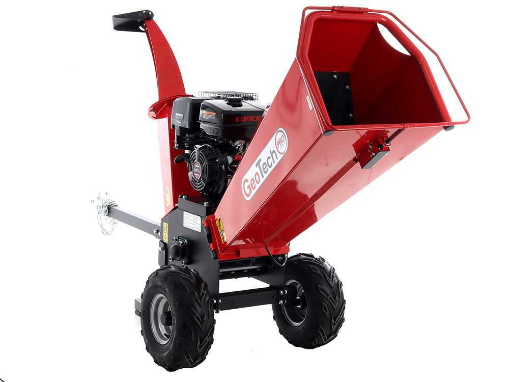 GeoTech Pro PCS 150L benzine hakselaar, takken tot 90 mm, detail 10