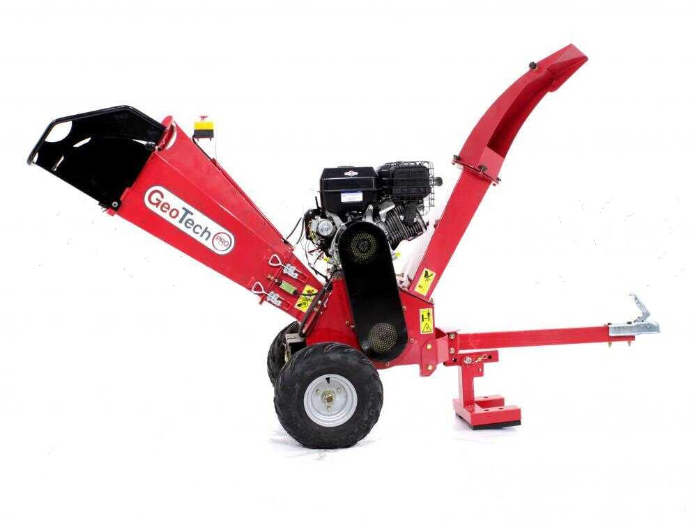GeoTech Pro PCS 155 BSE benzine hakselaar, takken tot 90 mm, elektrische start, detail 10