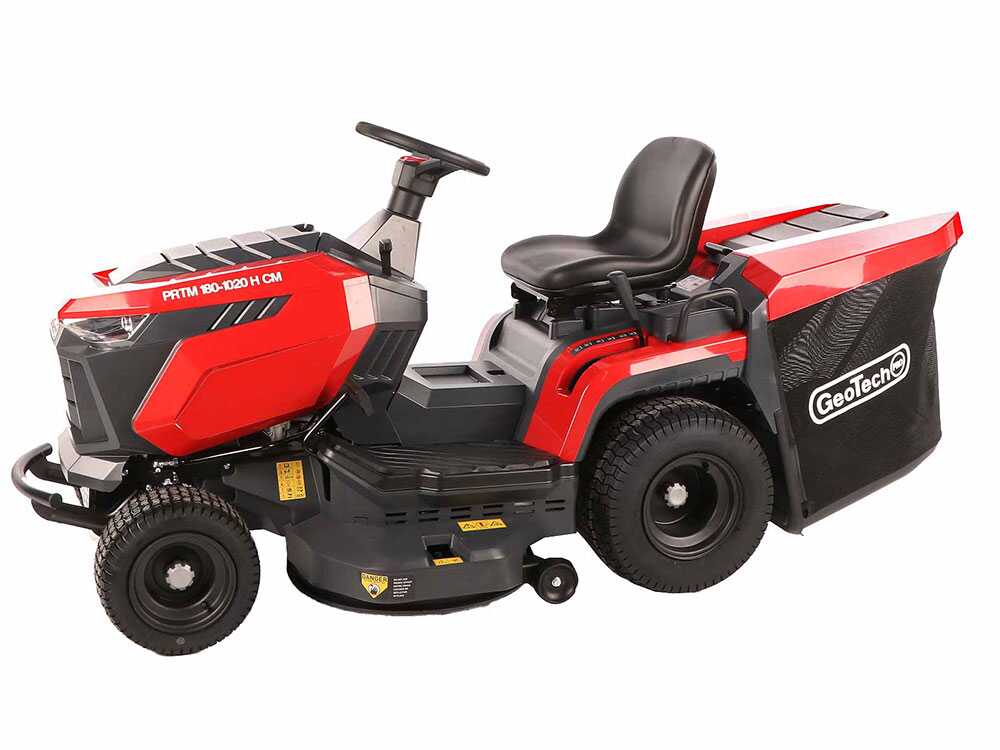 GeoTech Pro PRTM 180-1020 H-CM gazontractor met opvangbak 102 cm, hydrostaat, detail 9