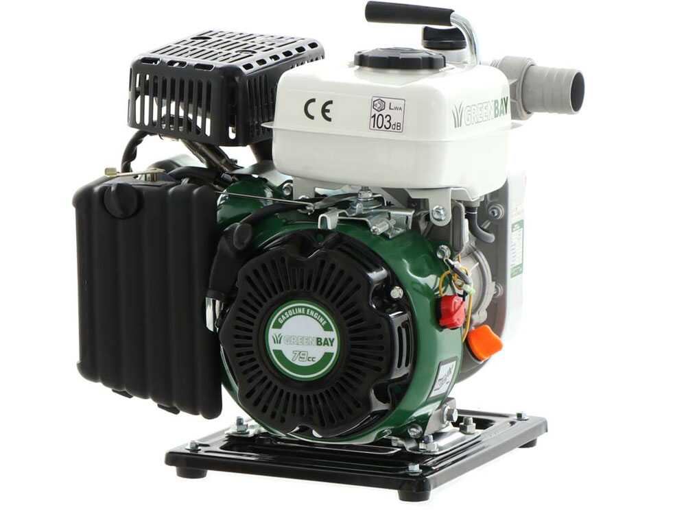 GreenBay GB-WP 40 benzine motorpomp, aansluiting 40 mm, detail 9