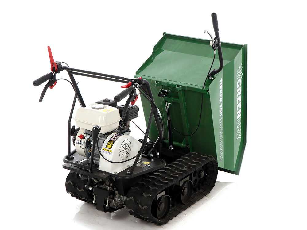 Rupsdumper laadvermogen 300 kg GreenBay Tipper 300, motor Honda GP160, detail 10