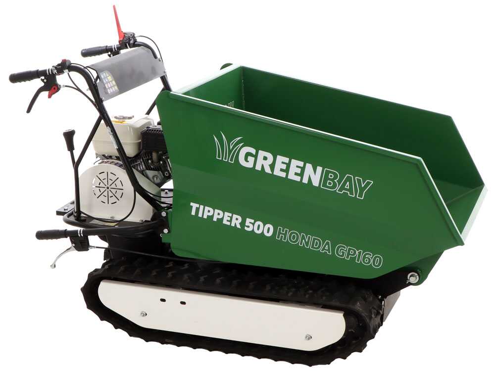 Rupsdumper laadvermogen 500 kg GreenBay Tipper 500, motor Honda GP160, detail 10