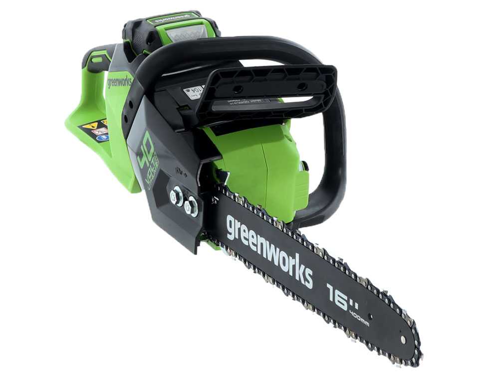 Greenworks GD40CS18 accu kettingzaag, zwaard 40 cm, 40 V zonder accu, detail 9