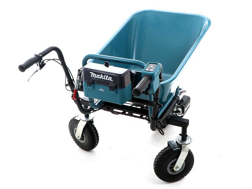 Accu motorkruiwagen laadvermogen 130 kg Makita DCU180, zonder accu (K503922), detail 10