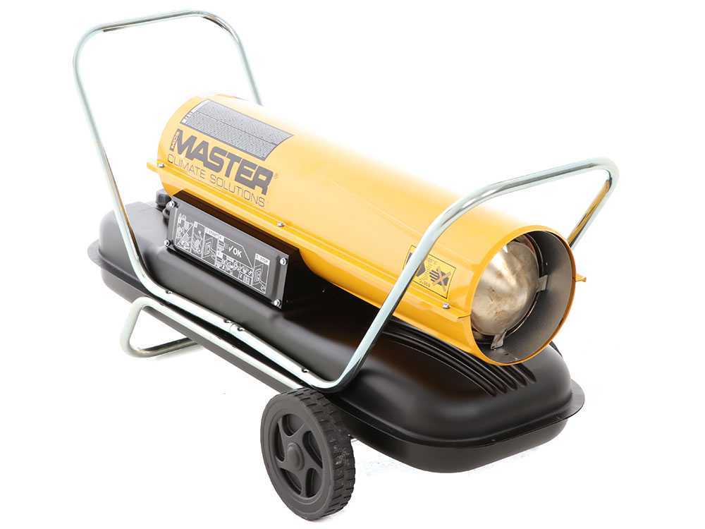 Master B 150 diesel heteluchtkanon 44 kW, direct gestookt, detail 10