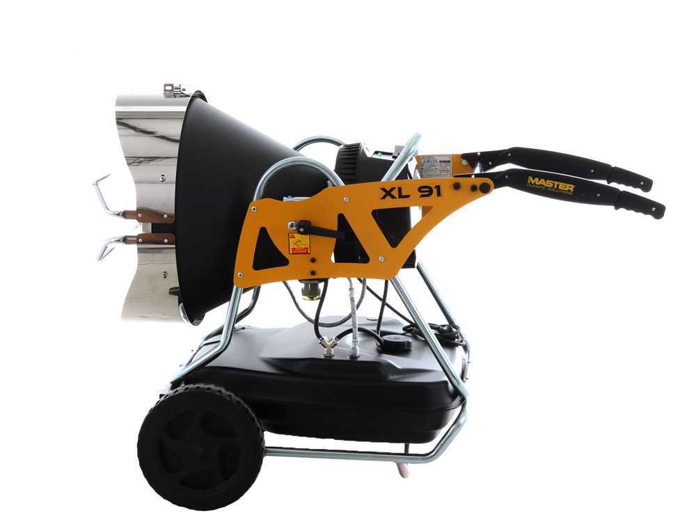 Master XL 9 SR diesel heteluchtkanon 43 kW, direct gestookt, detail 9