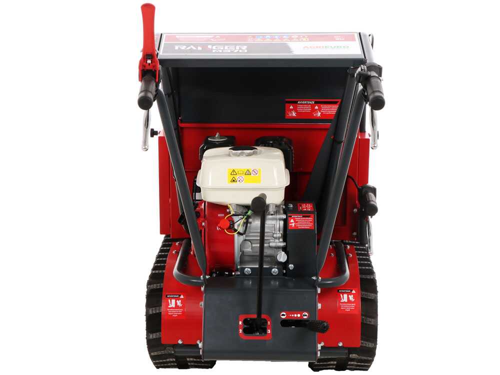 Rupsdumper laadvermogen 350 kg AgriEuro Premium Ranger M370 Extendable, motor Honda GX160, detail 10