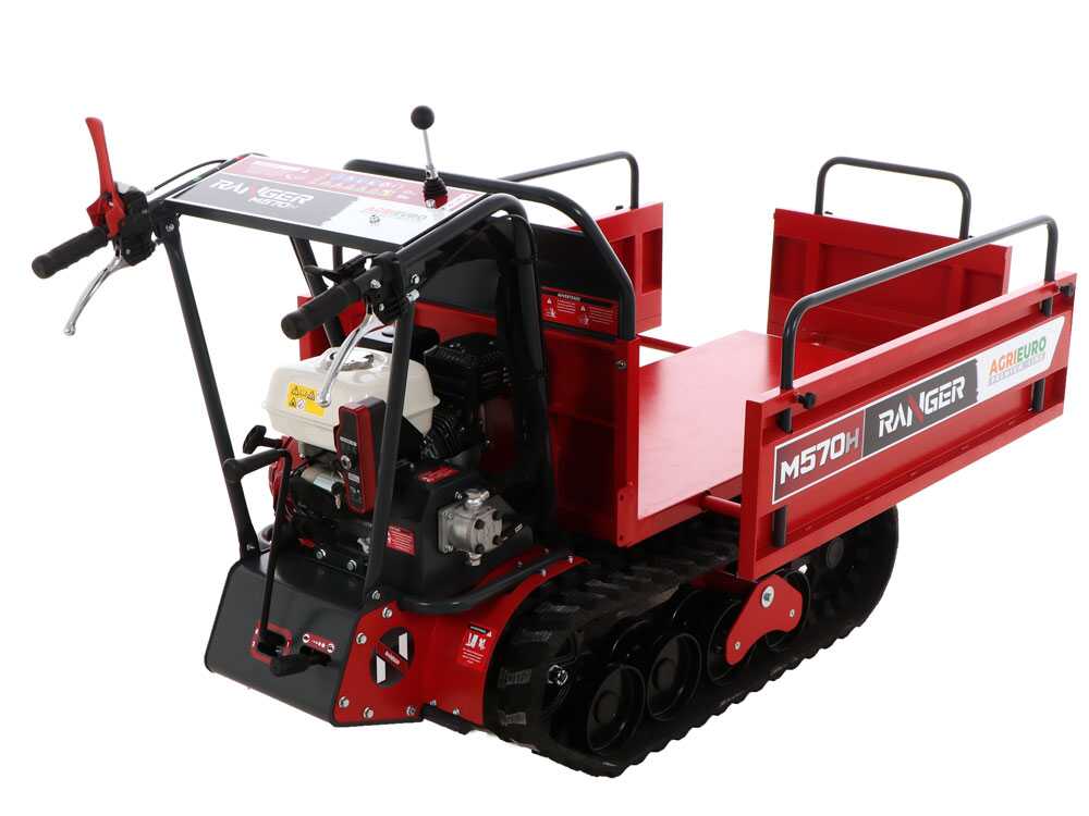 Rupsdumper laadvermogen 500 kg AgriEuro Premium Ranger M570 H-E Extendable, motor Honda GX200, detail 10