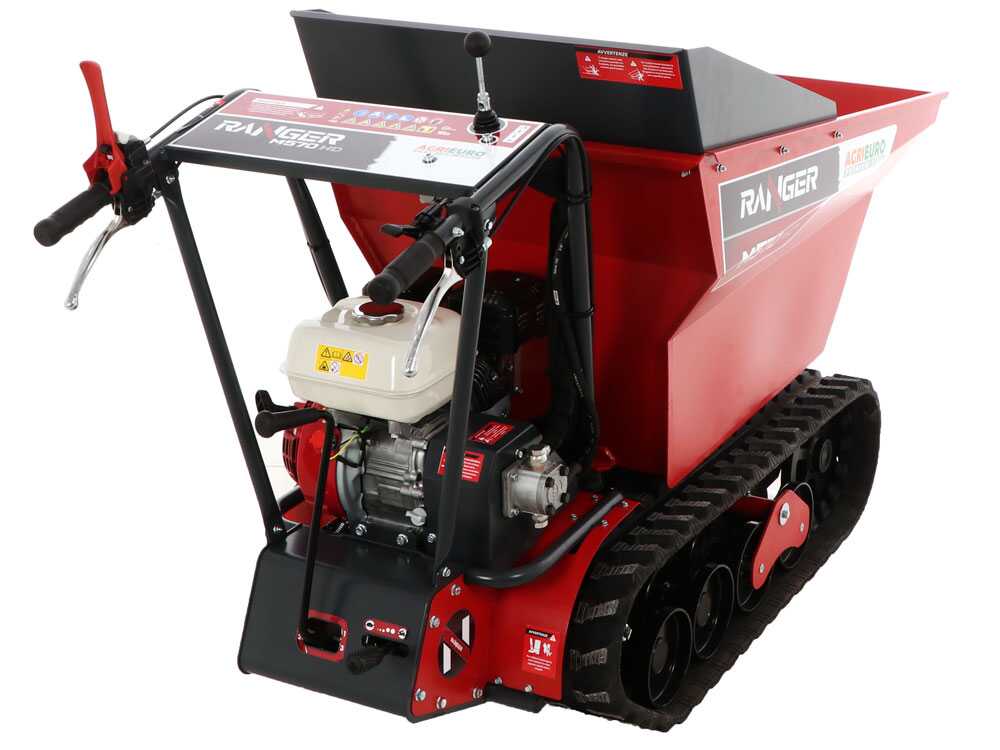 Rupsdumper laadvermogen 500 kg AgriEuro Premium Ranger M570 HD, motor Honda GX200, detail 10