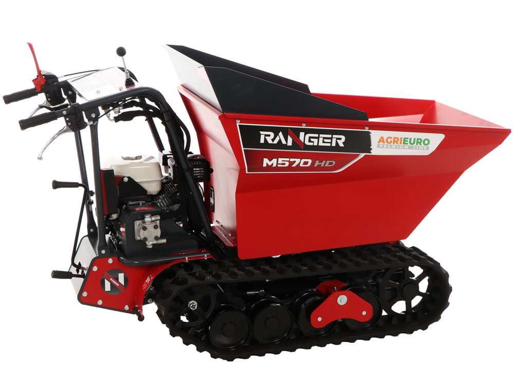 Rupsdumper laadvermogen 500 kg AgriEuro Premium Ranger M570 HD-E, motor Honda GX200, detail 10