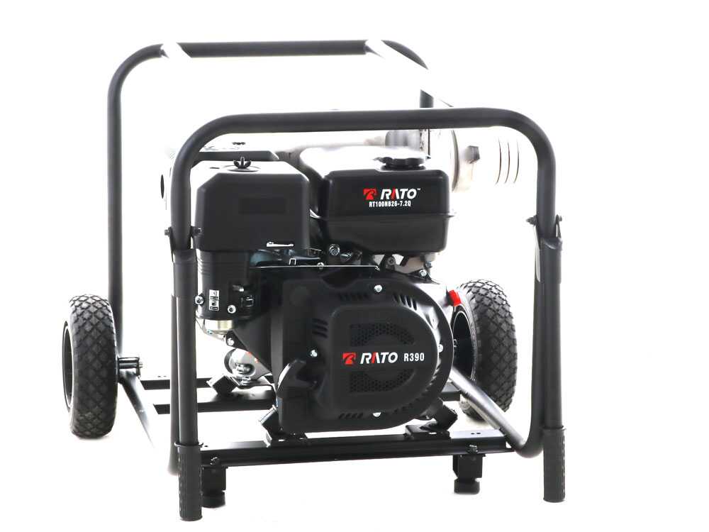 Rato RT100NB26 benzine motorpomp voor vuil water, detail 9