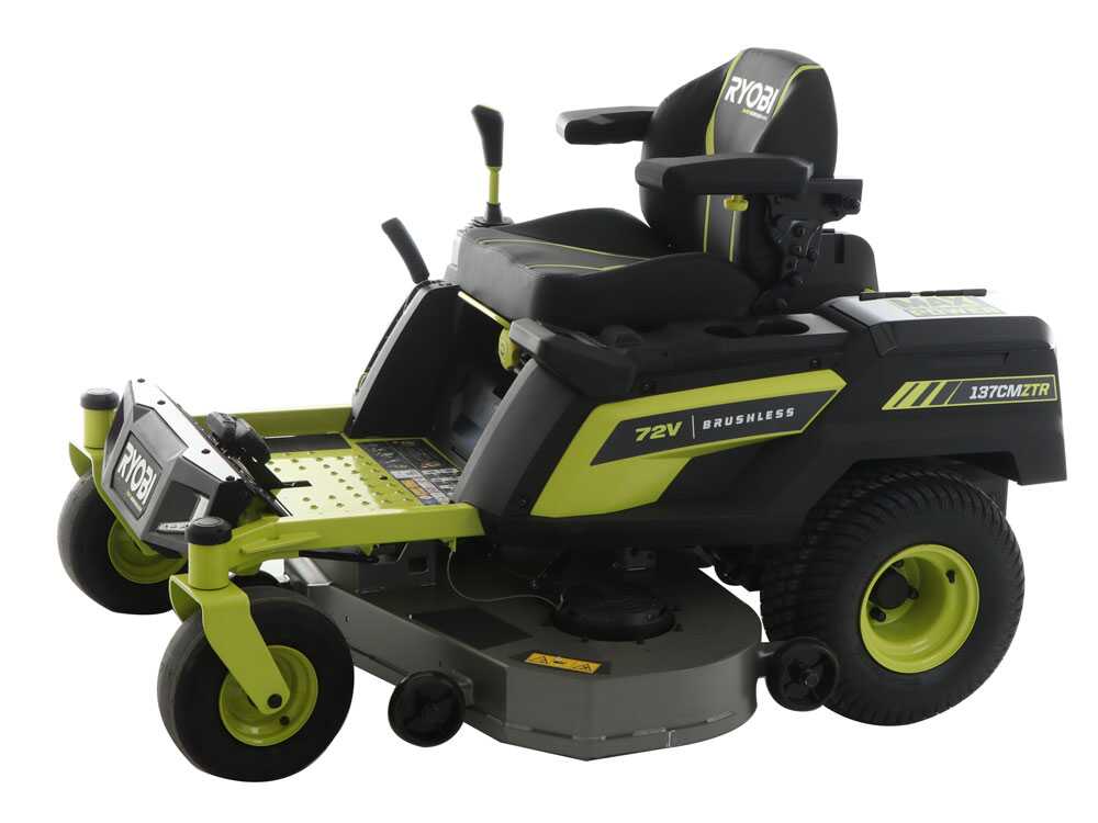 Ryobi ZTRX137 accu-zero-turn zitmaaier 137 cm, automaat, detail 9