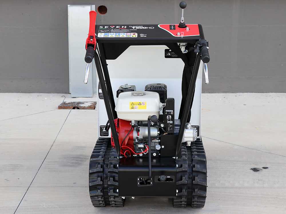 Rupsdumper laadvermogen 500 kg Seven Italy T500HD GX-E, hydraulisch kiepen, detail 10