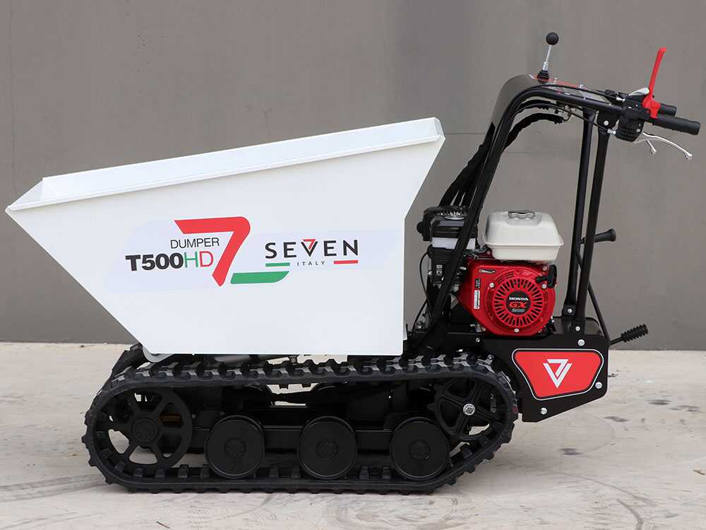 Rupsdumper laadvermogen 500 kg Seven Italy T500HD GX, hydraulisch kiepen, detail 10