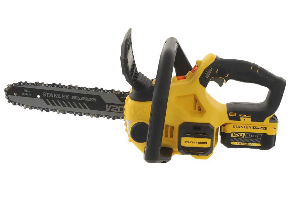Stanley Fatmax V20 accu kettingzaag, zwaard 30 cm, 18 V 4 Ah, detail 9