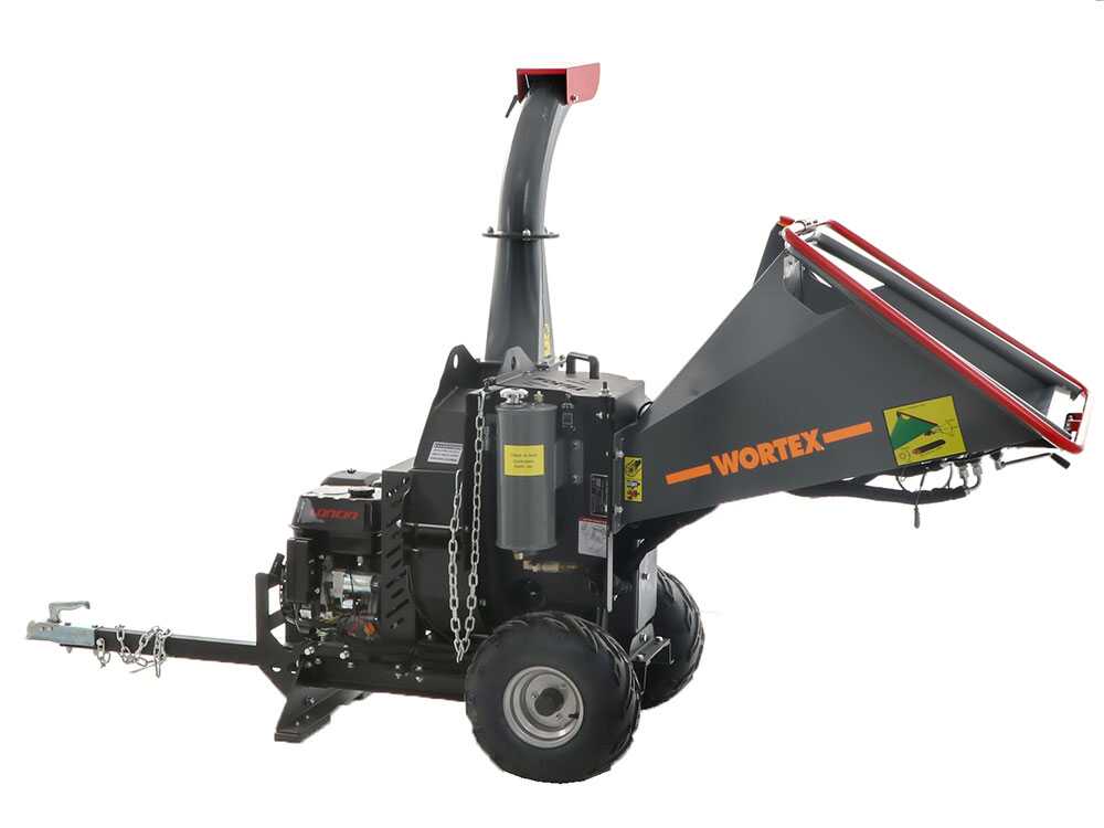Wortex Grizzly benzine hakselaar, takken tot 100 mm, elektrische start, getrokken uitvoering, detail 9