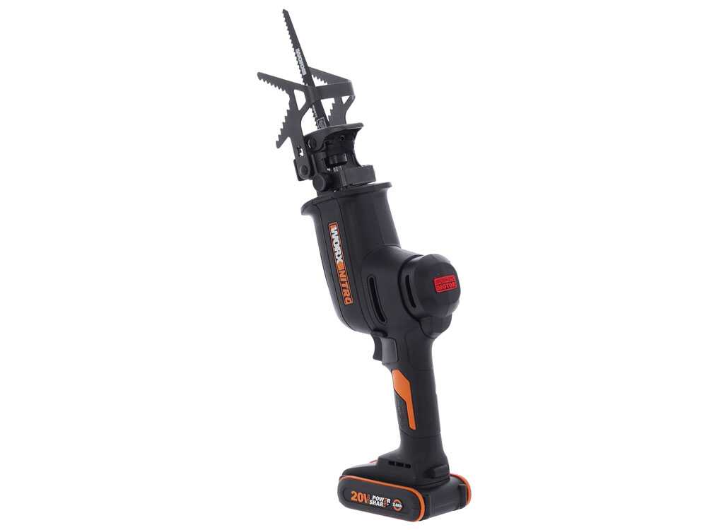 Worx WG893E accu reciprozaag, 20 V 2 Ah, detail 9