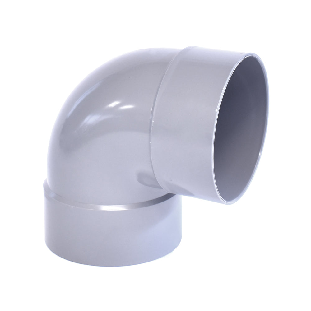 PVC Bocht lijmverbinding 90 graden, mof x mof