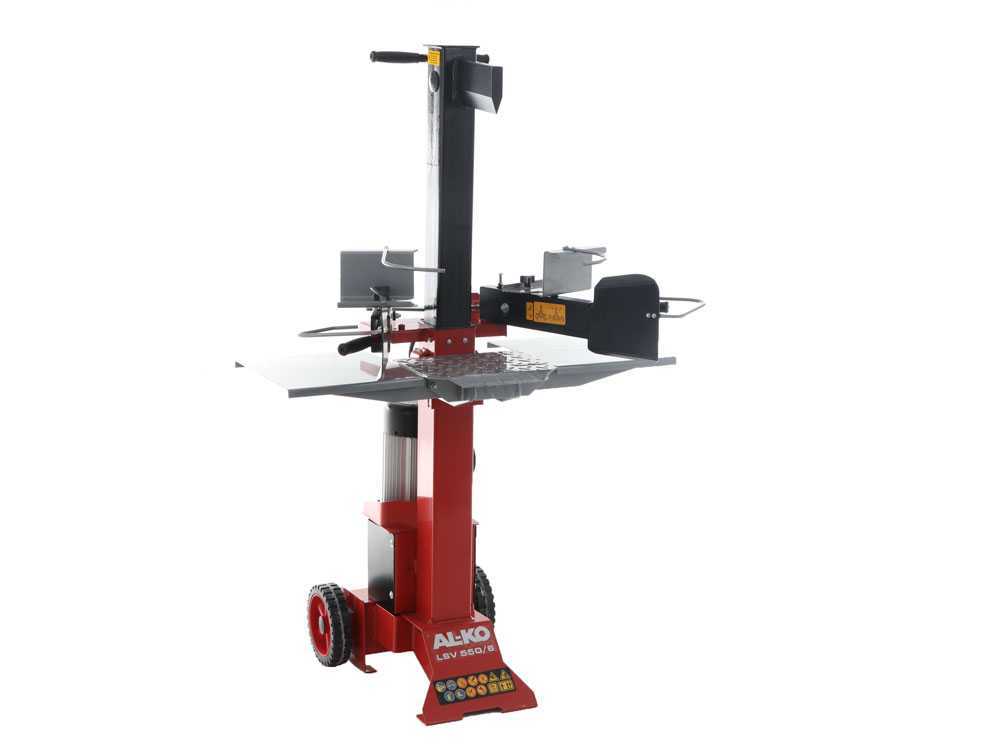 AL-KO LSV 550/6 elektrische houtklover, 6 ton, verticaal, detail 10