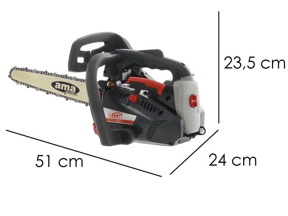 Ama Amx 26.10C benzine kettingzaag voor snoeien, zwaard 25 cm, detail 11