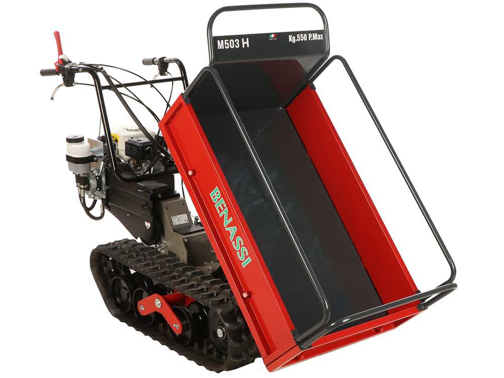 Rupsdumper laadvermogen 550 kg Benassi M503H, detail 10