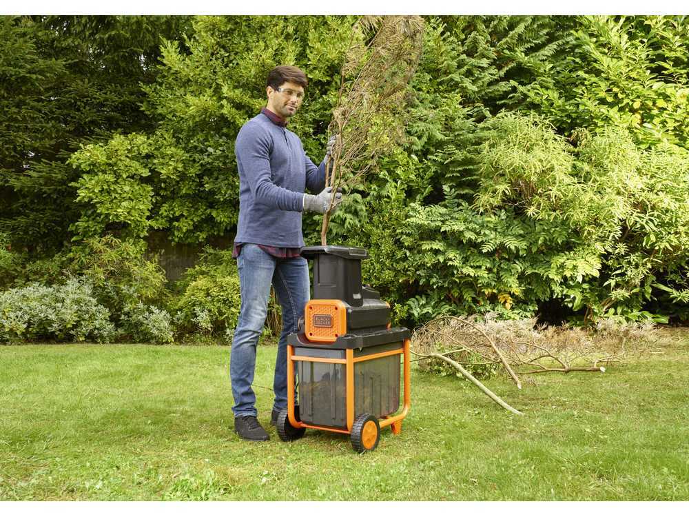 Black & Decker BEGAS5800-QS elektrische hakselaar, takken tot 45 mm, detail 11