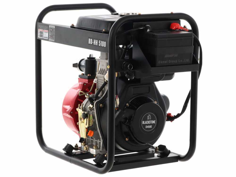 BlackStone BD-HH 5100 diesel motorpomp, aansluiting 50 mm, detail 10