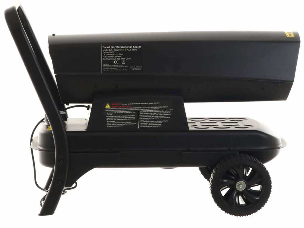 BlackStone BDH 20 diesel heteluchtkanon 20 kW, direct gestookt, detail 10