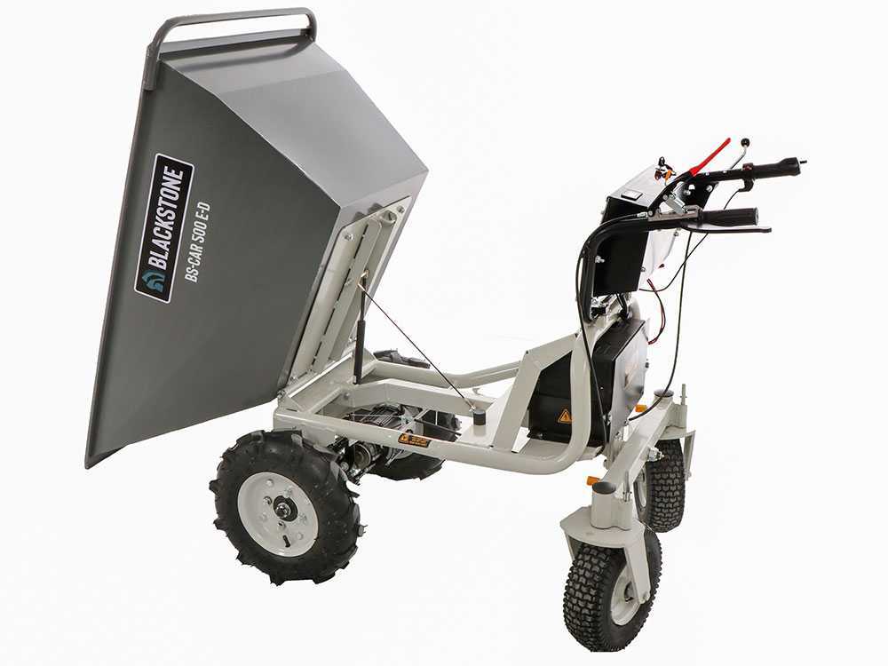 Accu motorkruiwagen laadvermogen 500 kg BlackStone BS-CAR 500 E-D, 48 V 25 Ah, detail 10