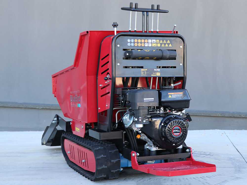 Motorkruiwagen laadvermogen 500 kg Blue Bird Trasporter 500DL Trcked, hydraulisch kiepen, detail 11