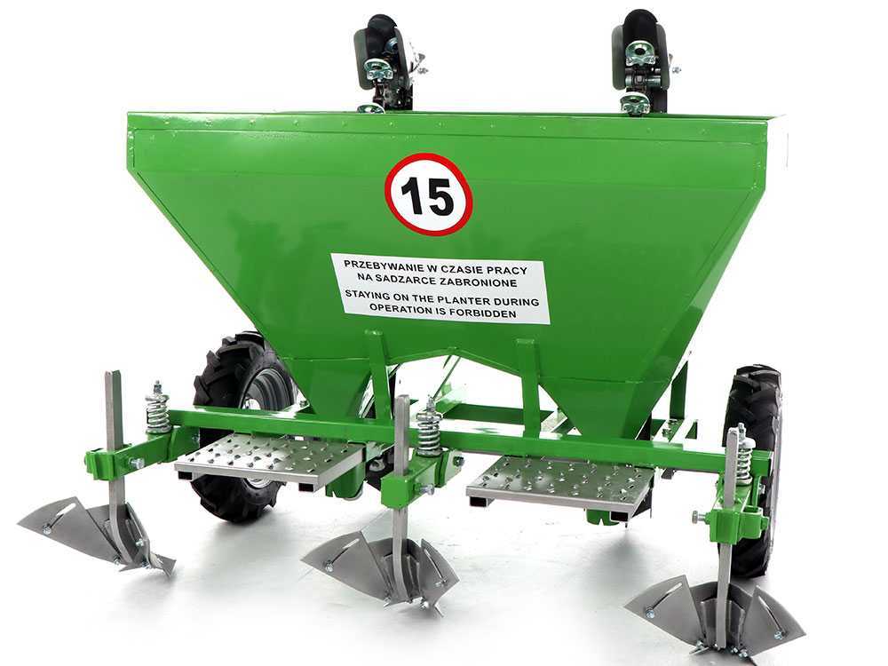 Bomet Gemini 2-rijige aardappelpootmachine, rubberwielen, detail 11