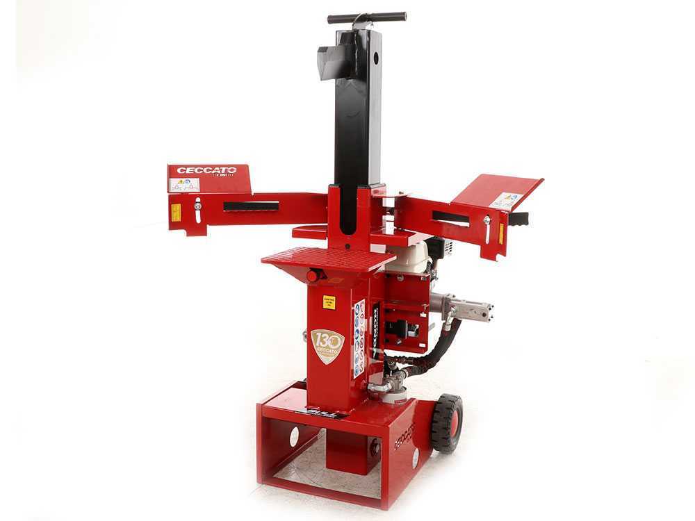 Ceccato Olindo BULL SPL12H GX200 benzine houtklover, 12 ton, verticaal, detail 11