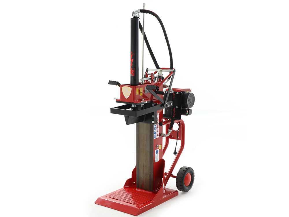 Ceccato Olindo BULL SPLE13-650TC elektrische houtklover, 13 ton, verticaal, detail 10