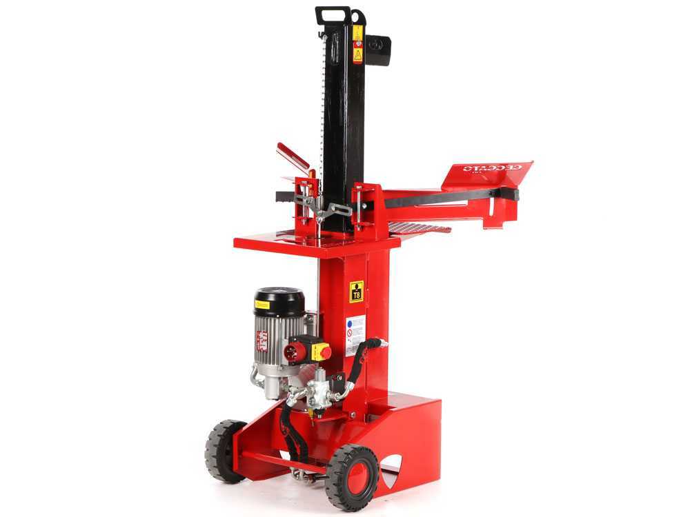 Ceccato Olindo BULL SPLE8T elektrische houtklover, 8 ton, verticaal, detail 10