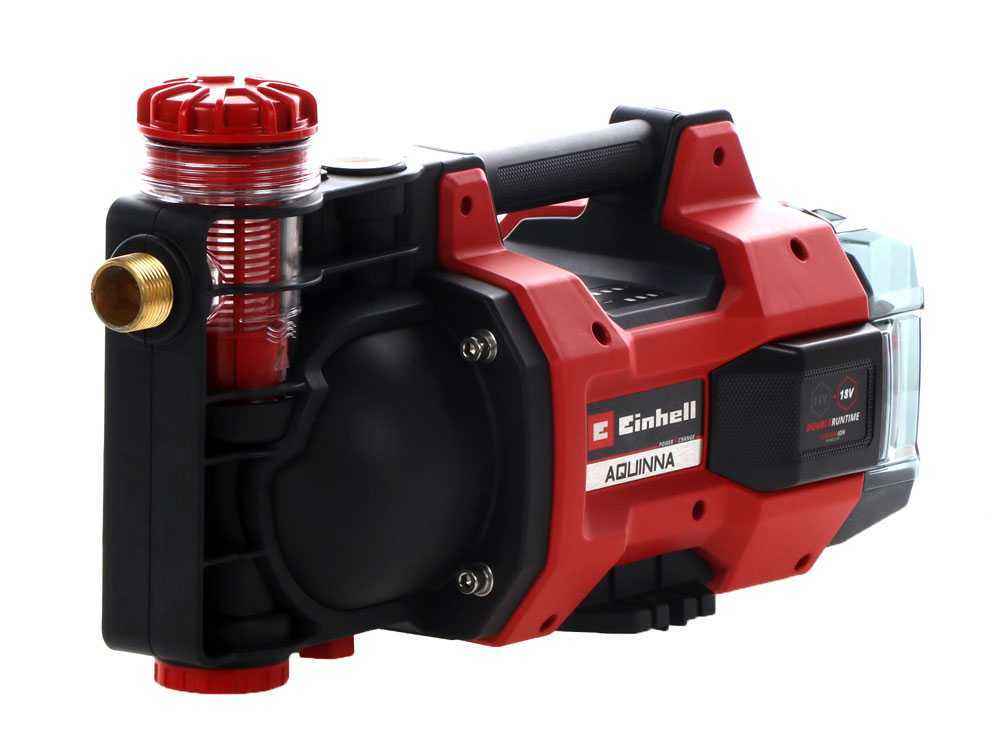 Einhell Aquinna 18/30 F Led tuinpomp, 18 V 4 Ah, detail 10