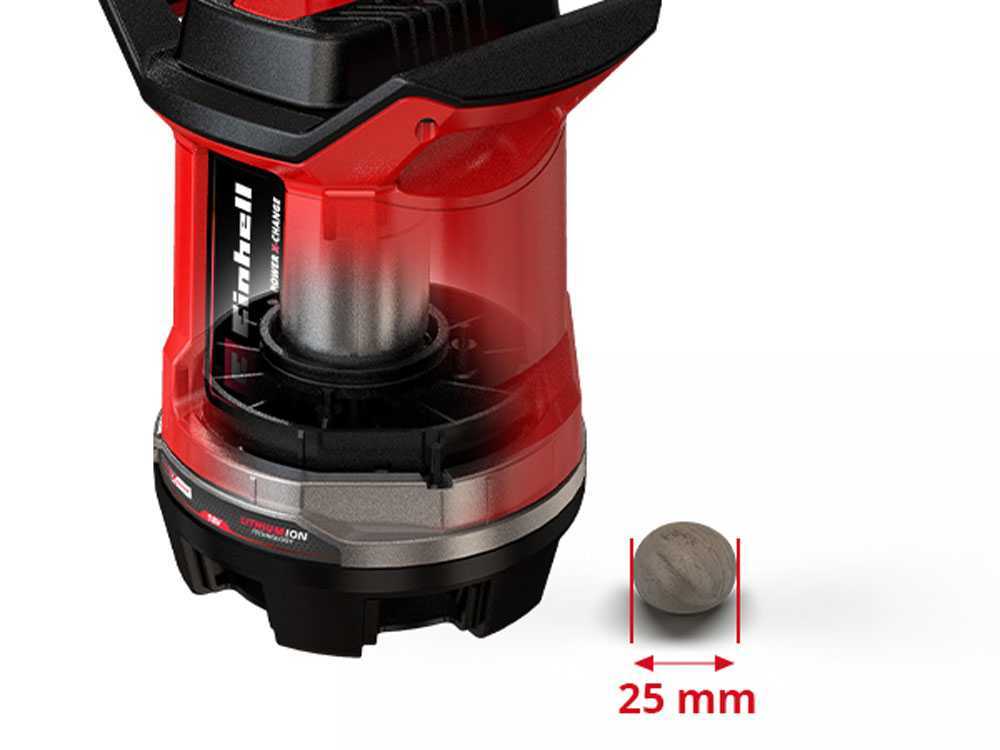 Einhell GE-DP 18/25 dompelpomp voor vuil water, zonder accu, detail 11